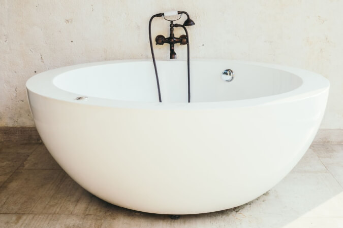 Baignoire ronde