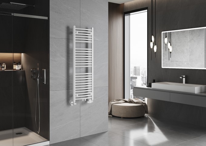 Radiateurs de salle de bain avec raccordement latéral
