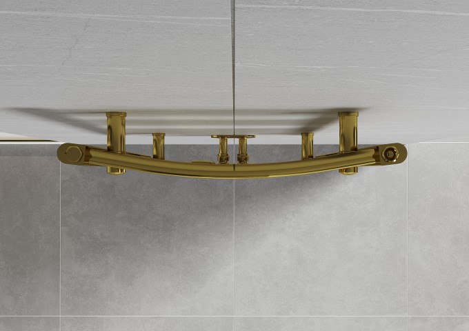 RADIATEUR doré pour salle de bain