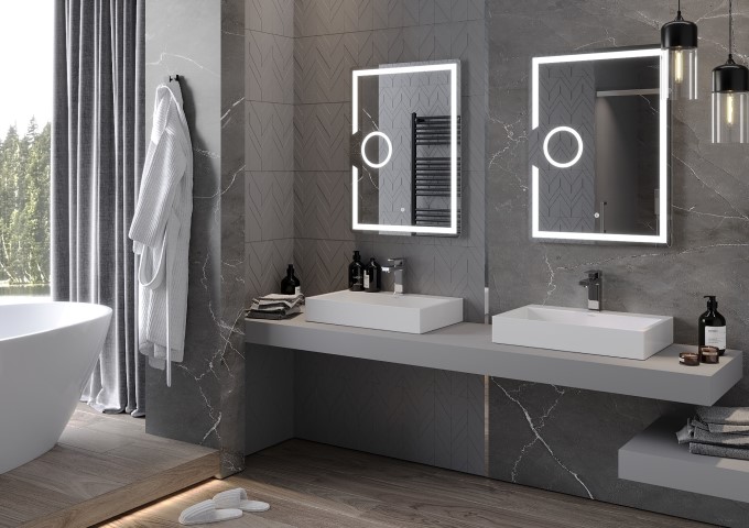 Miroir LED 80x100cm