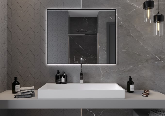 Lavabos noir et blanc