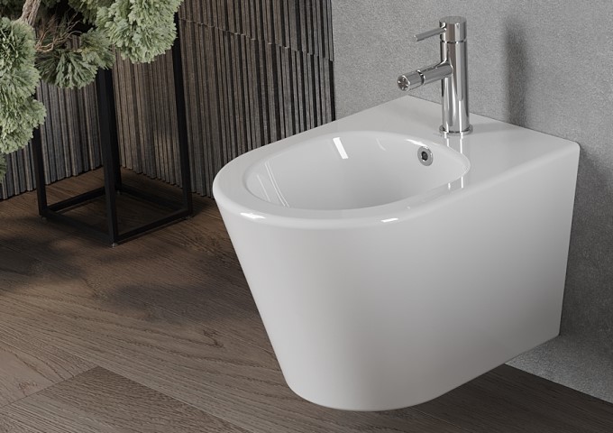 bidet dans la salle de bain