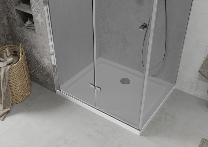 Cabines de douche carrées avec bac 100x100