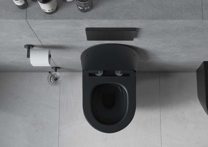 Porte-papiers toilette noirs