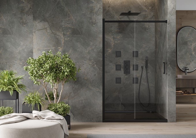Porte de douche 115 cm