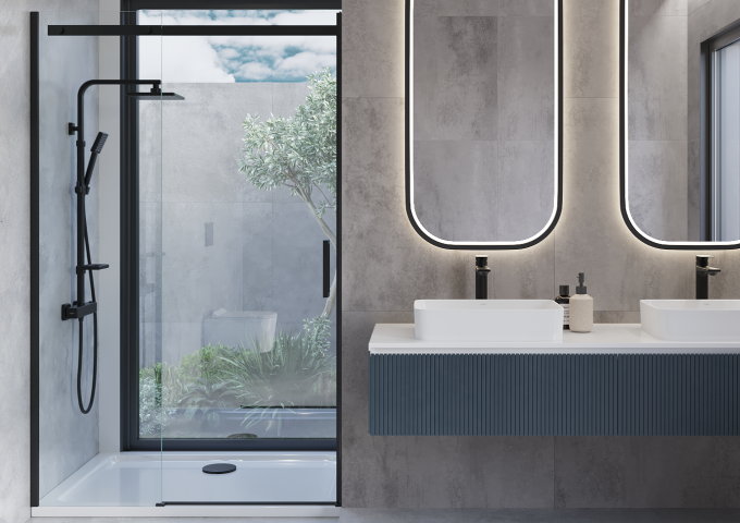 colonne de douche moderne