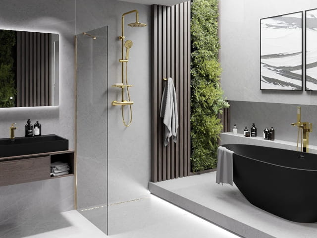 LED en surface salle de bain