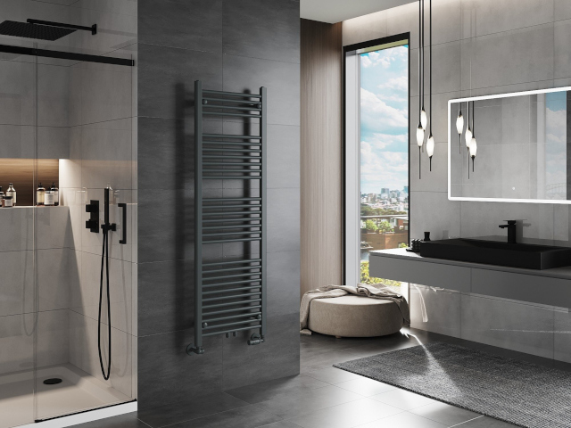 Carreaux style pierre dans la salle de bain