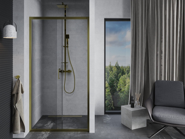 Colonne de salle de bain Mexen dans un aménagement de salle de bain