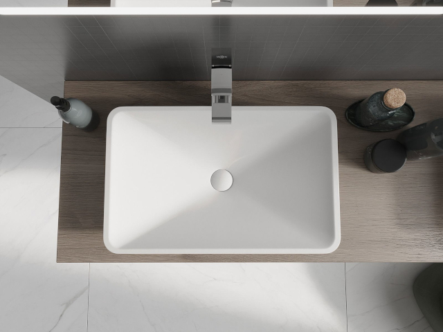 Meuble sous lavabo Mexen chêne