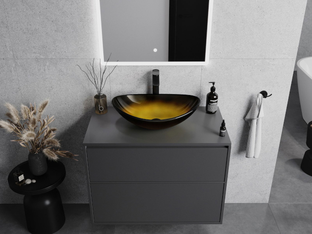 meuble de salle de bain sous-lavabo 80 cm