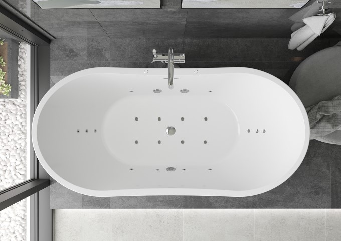 Spa dans la salle de bains