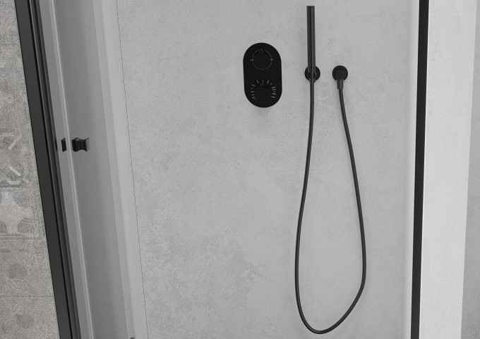 tuyau de douche noir
