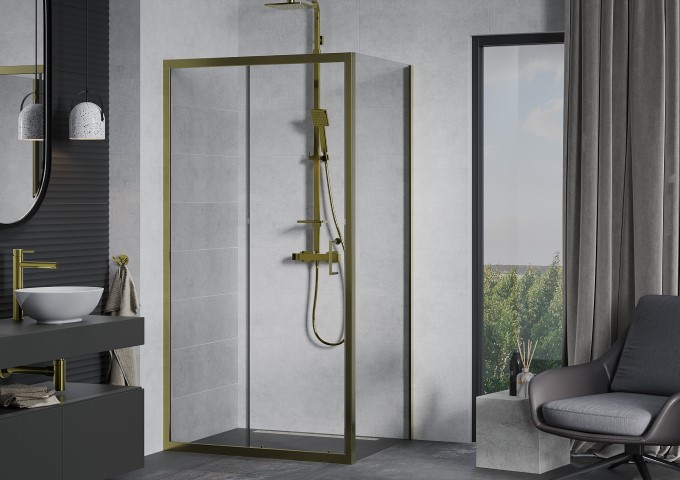 Panneaux de douche blancs