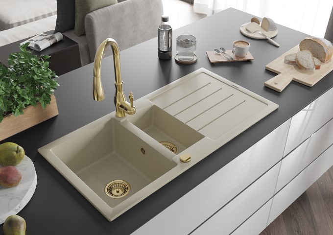 Robinet de cuisine avec douchette extractible