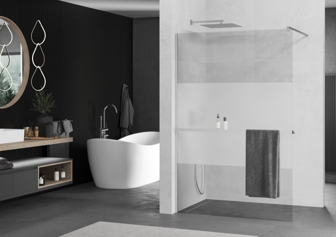 Colonnes de douche blanches