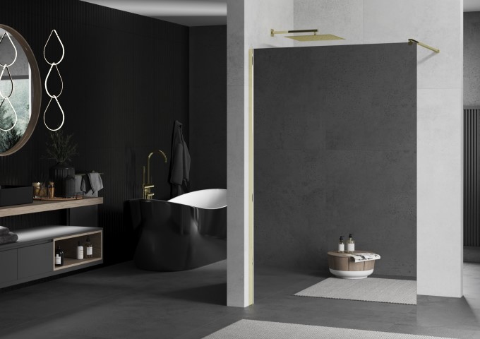 Cloisons de douche en verre trempé