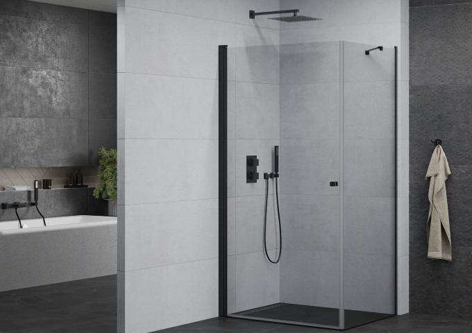 Cabines de douche noires
