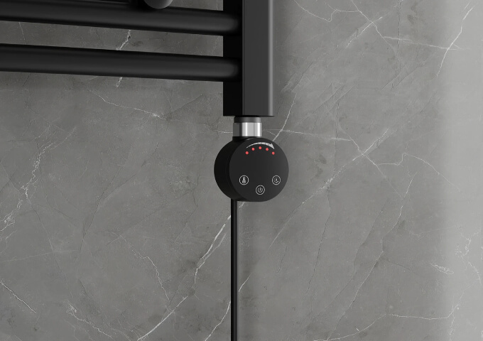 Résistance électrique 600W noire