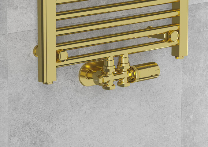 Kit thermostatique radiateur droit