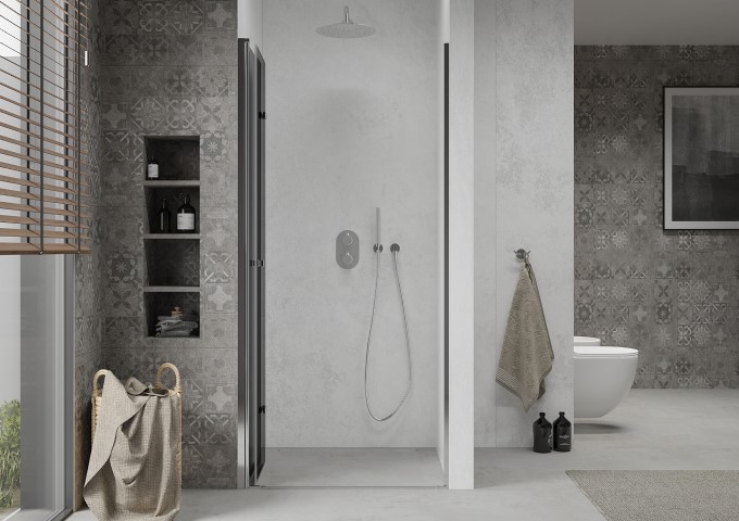 Cabines de douche graphite