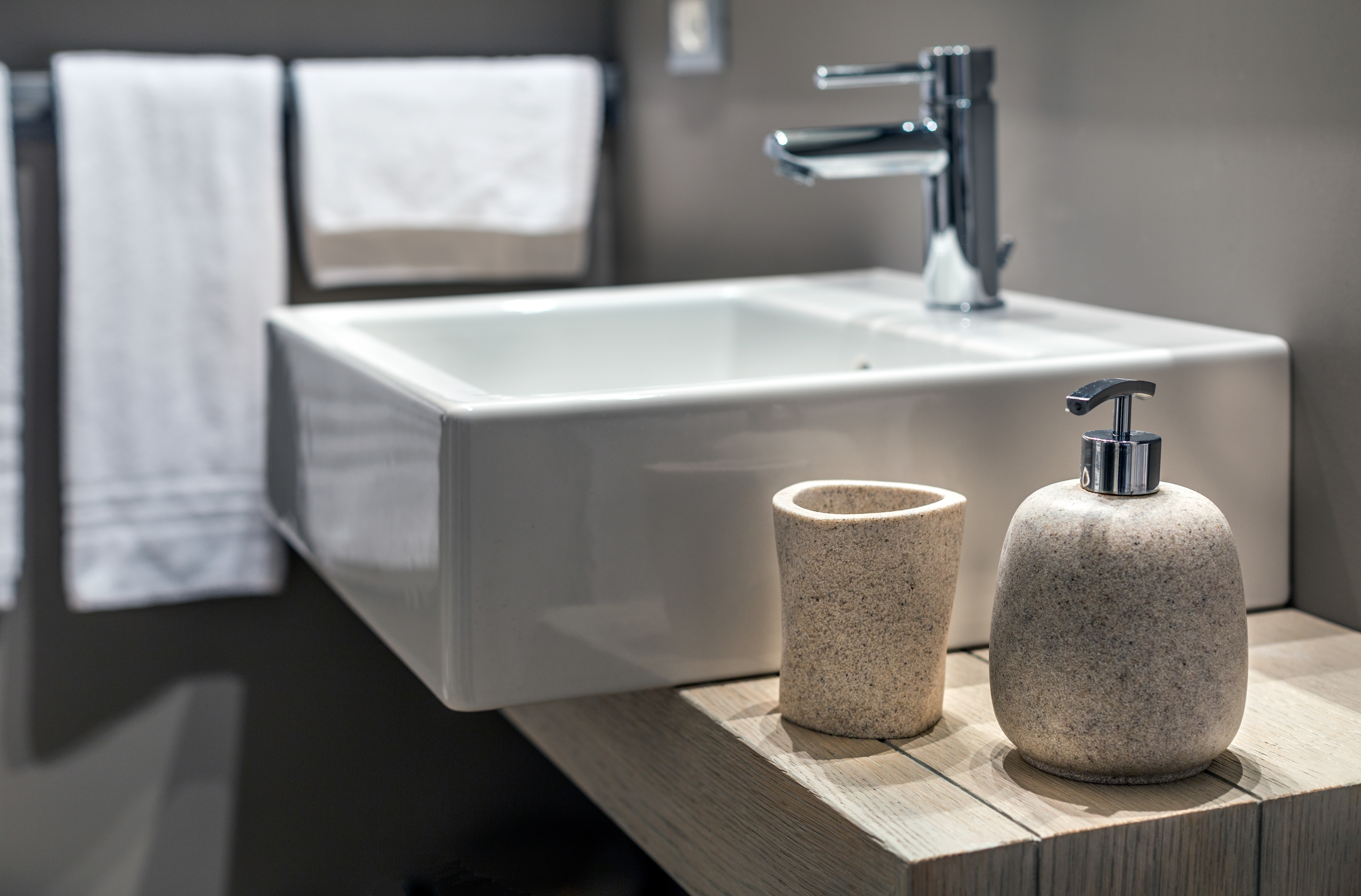 Distributeurs de savon élégants pour votre salle de bain