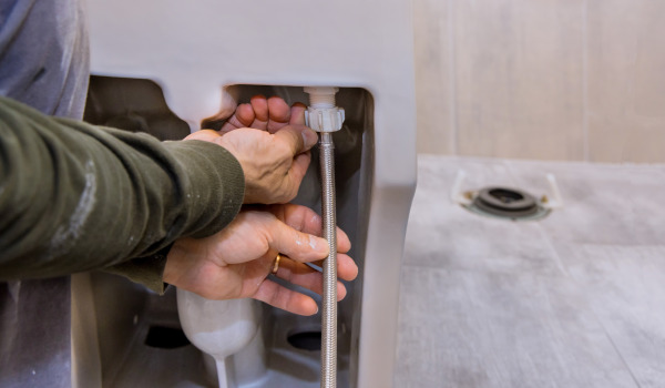 Comment installer un cadre encastré pour WC ?