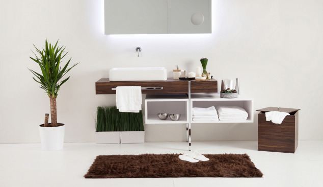 Paniers de salle de bains stylés