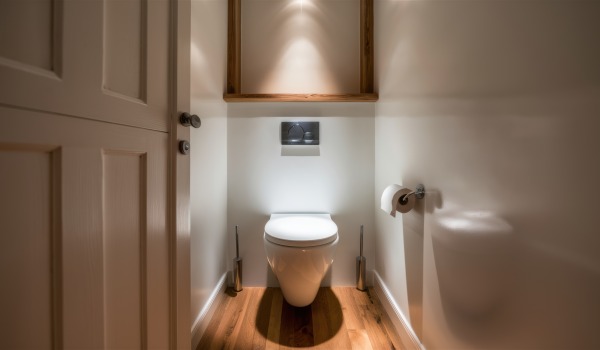 Très petite toilette dans un appartement - aménagement d'un petit WC séparé étape par étape