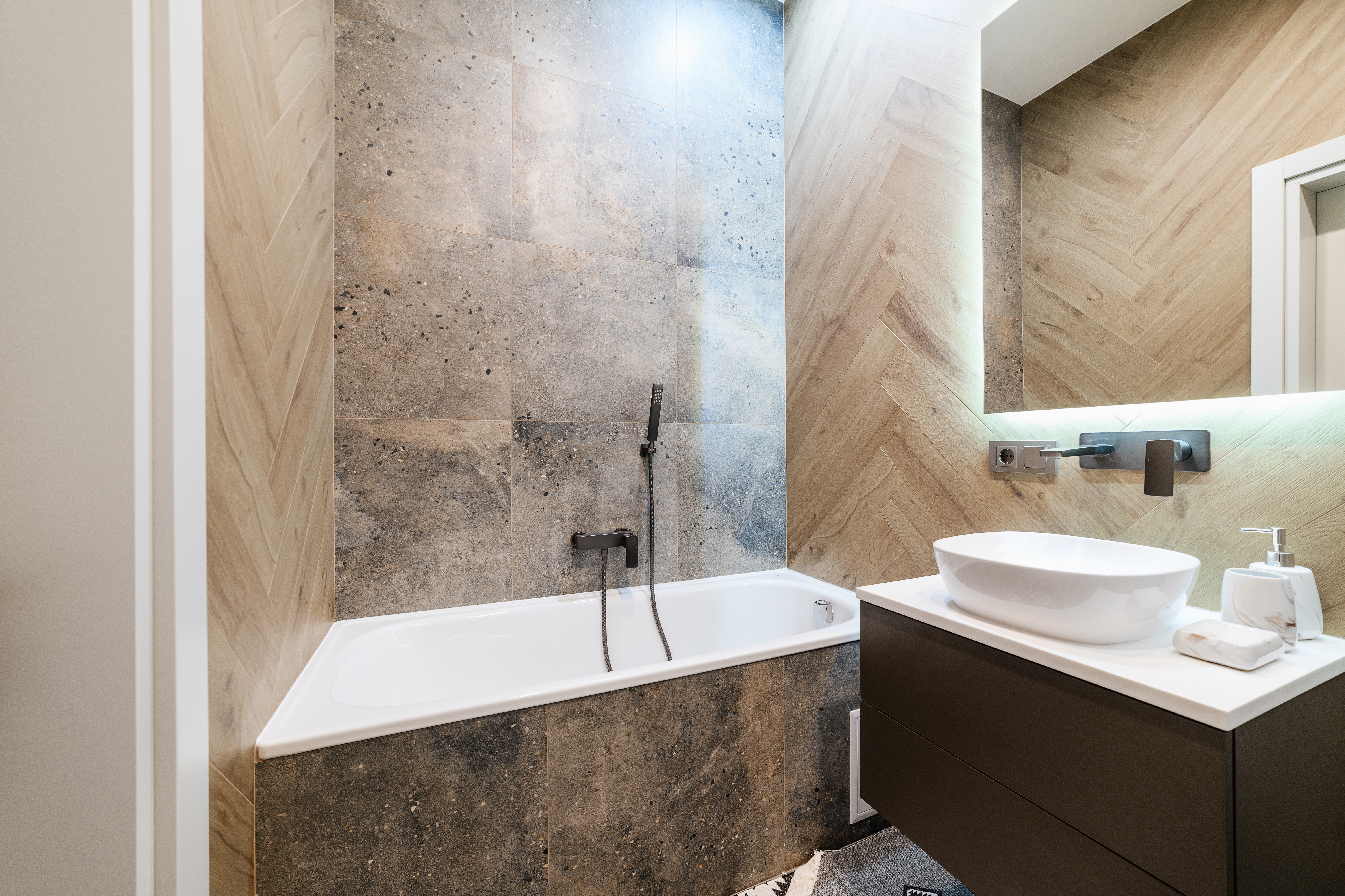 Baignoire pour une petite salle de bain