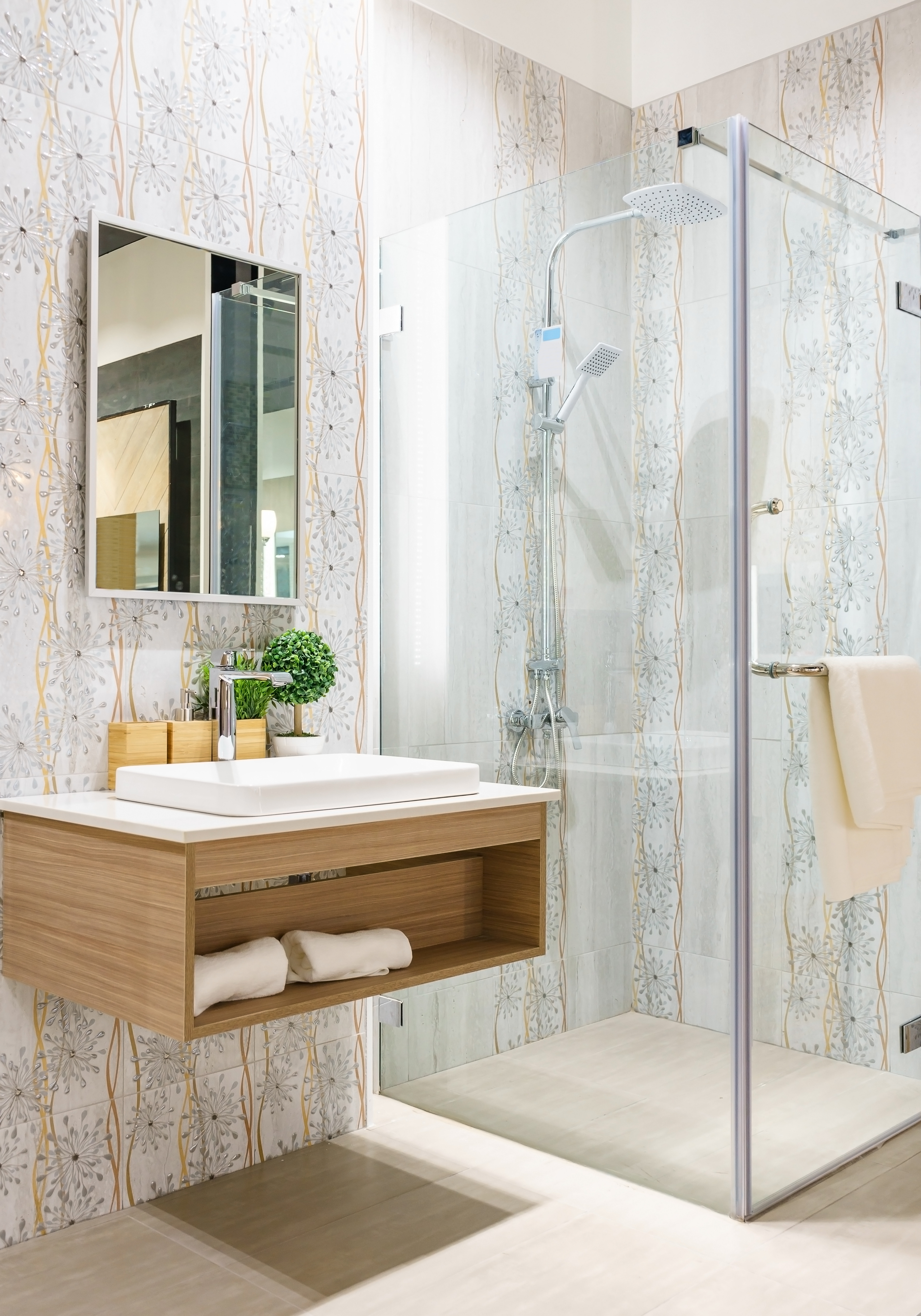 Mitigeurs de douche modernes