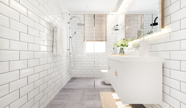 Comment aménager une salle de bain étroite?