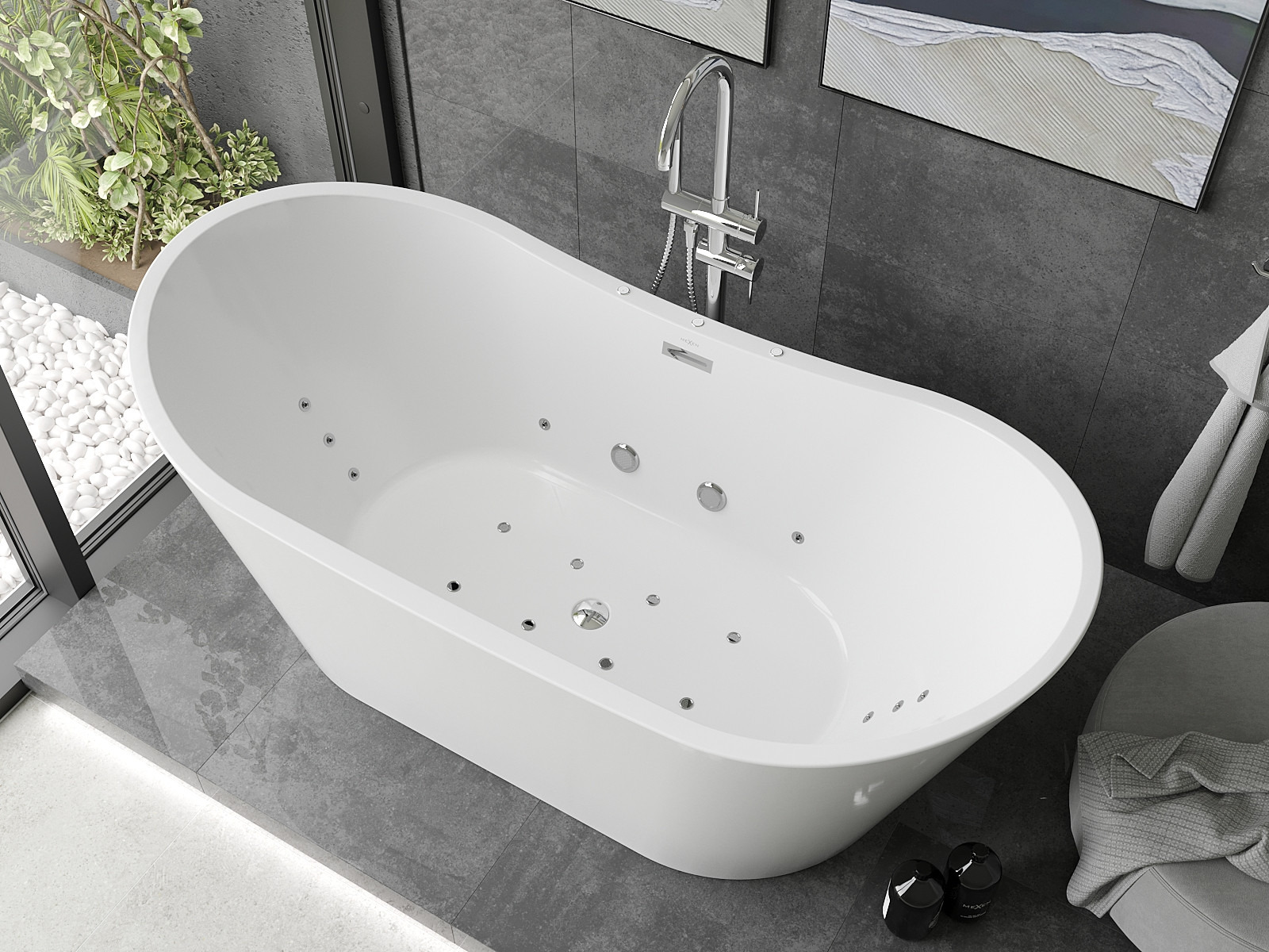 Salle de bain de style spa