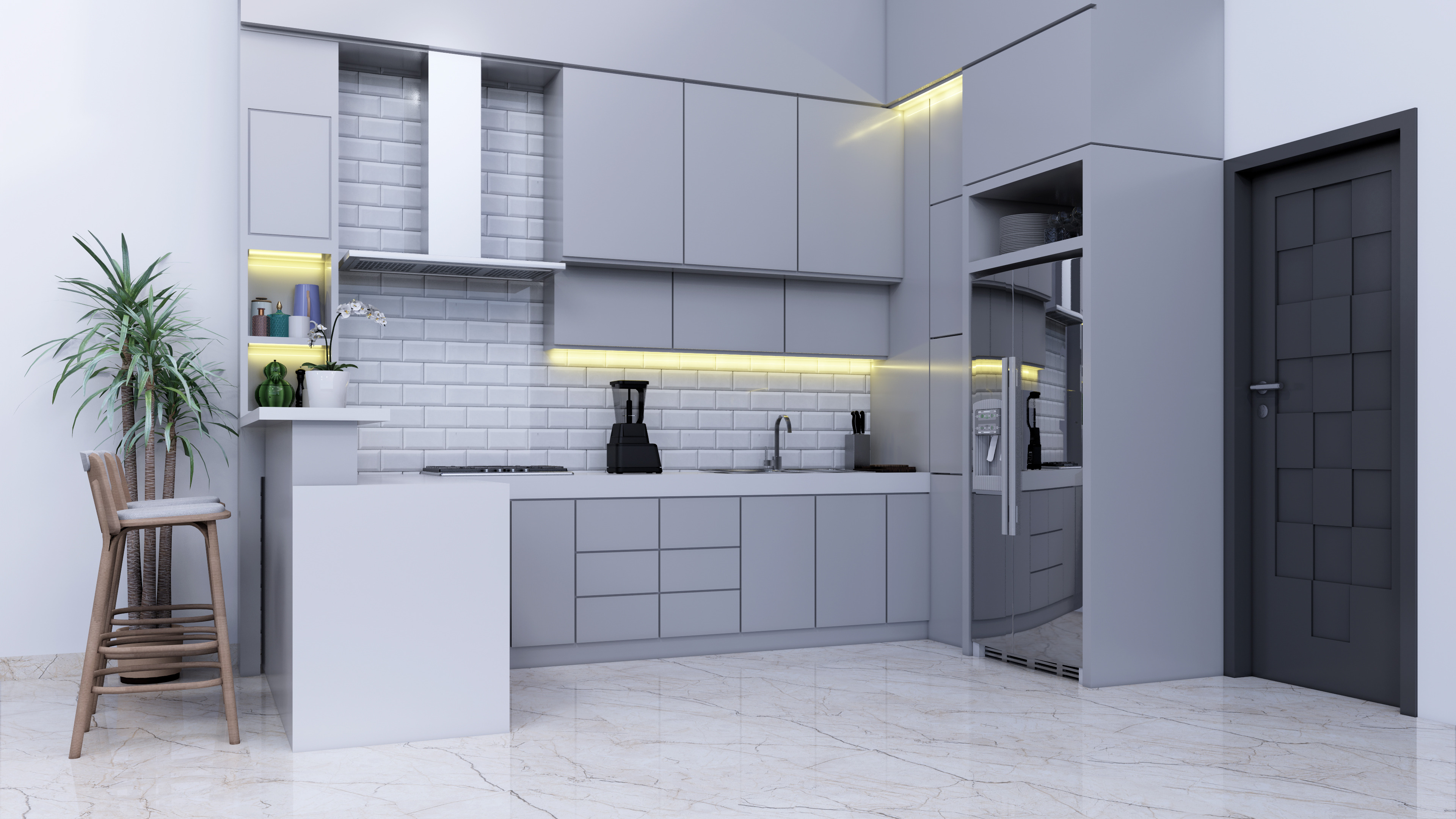 Quel revêtement de sol pour la cuisine ? Qu'est-ce qui fonctionne à la place des carreaux ?