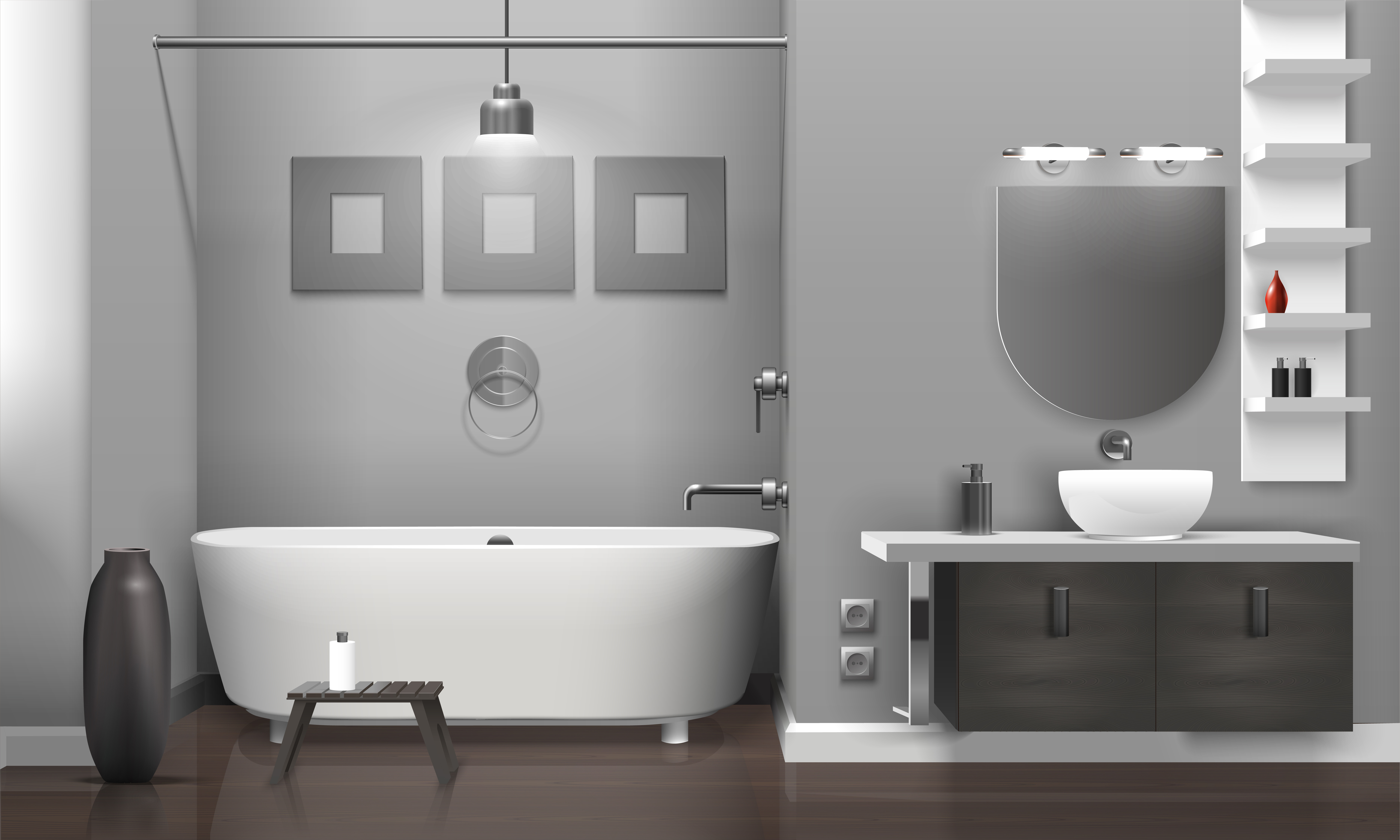 Comment accrocher un miroir sans cadre soi-même?