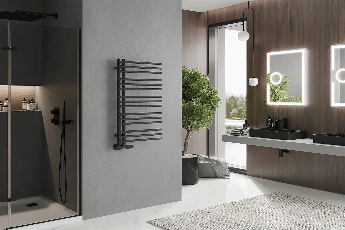 À quelle hauteur un radiateur de salle de bain est-il le plus efficace?