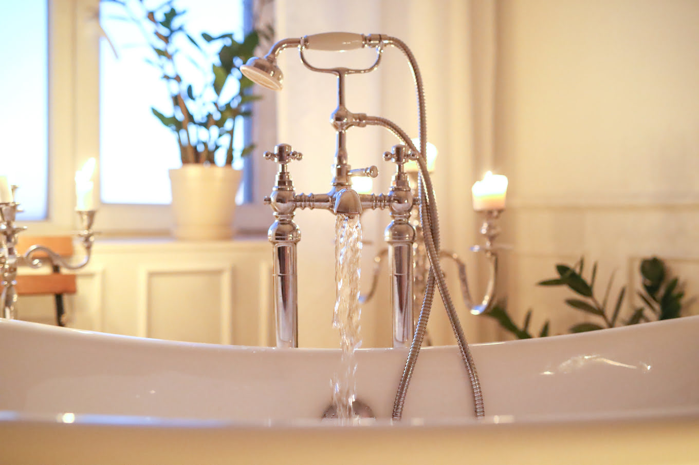 Comment mesurer l'entraxe d'un robinet de baignoire ?