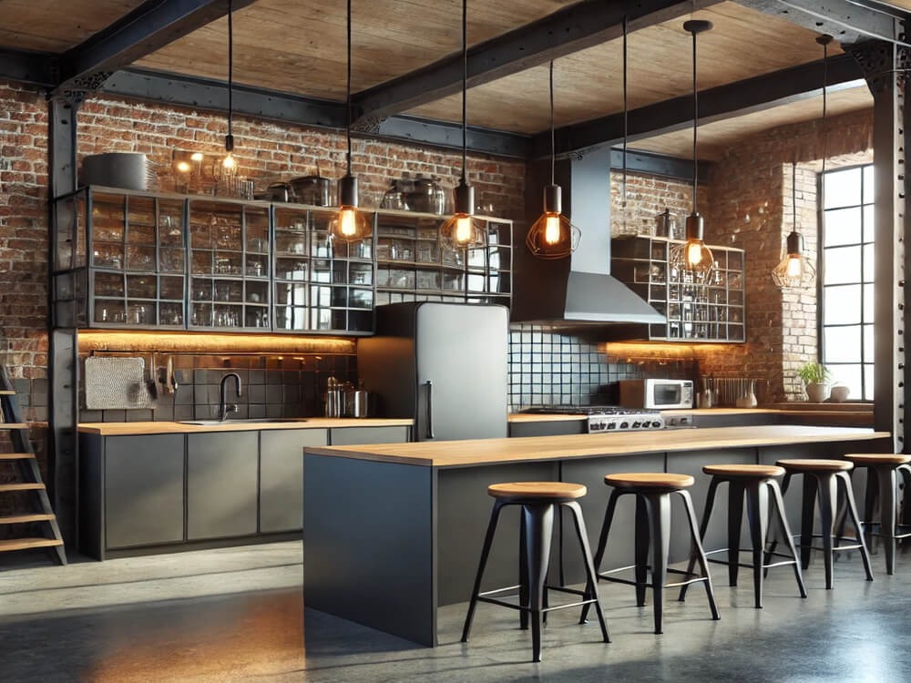 Comment concevoir une cuisine de style industriel, loft?